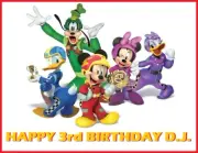 Mickey Mouse and the Roadster Racers Edible Cake Topper Decoration