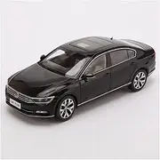 Scale Finished Model Car 1:18 Scale for Volkswagen Magotan B8 2017 Car Alloy Die-cast Model Toy Hobby Collectible Gift Miniature Replica Car(Black)