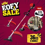 BBT 36cc Petrol 4 Stroke Brush Cutter / Whipper Snipper D Handle - 2-Year Warranty