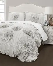 Lush Decor Fashions 3pc Serena Comforter Set