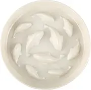 Gonalulu Slow Feed Dish for Cats and Small Dogs, Fish Pool Design Pet Slow Feeder with Higher Edges, Fun Interactive Cat Puzzle Feeder Healthy Eating Diet Made of Safe and Quality Material(White)