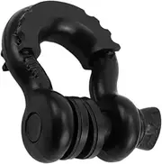 Off Road Recovery Shackle | Break Strength Recovery Shackle | D Ring Shackle,41887 Lbs Break Strength Tow Strap Bow Shackle with Isolator Washer for Road Car
