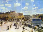 Art Renoir Pont Neuf Mural Ceramic Backsplash Bath Tile #1692