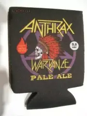 Anthrax Wardance Pale Ale Beer Can Cooler Koozie New