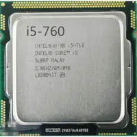 在飛比找蝦皮購物優惠-Intel Core i5-760 處理器 - 6M 高速緩