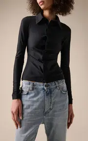 [Balenciaga] Stretch-Knit Shirt