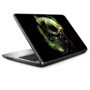 Universal Laptop Skins Wrap for 14" - gas mask skeleton
