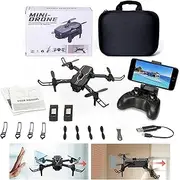 Mini RC Drone for Kids with 1080P FPV Camera,Obstacle avoidance,Remote Control Toys Gifts for Boys Girls Beginners, Headless Mode, One Key Start Speed Adjustment, 3D Flips 2 Batteries