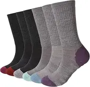 [Enerwear] 6P Pack Men's Merino Wool Blended Blister Free Trail Socks