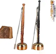 [RYEPOLNIX] Buddhist Supplies, Household Rituals, Long-Handled Chimes, Small Instruments, Hand Chime Decorations Living Room Decoration Home/12