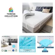 3 Inch Memory Foam Mattress Topper,Cooling Gel Infused High Density King76"x8...