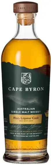 Cape Byron Mac. Liqueur Cask Single Malt Whisky 700ml