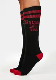 Hotter Than Hell Knee High Socks