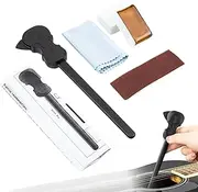 Guitar Bow Kit,Guitar Bowing String Tool | with Rosin Sandpaper Cloth, Portable Performance Accessories Plucking String Tool for Music Enthusiasts Beginners Professionals