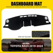 For 2019-2024 Toyota Rav4 Anti Slip Black Car Dashboard Pad Dash Cover Mat Pad (for: Toyota)