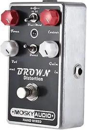 zolyet BROWN High-quali Distortion Guitar Effect Pedal Full Metal Shell True Bypass
