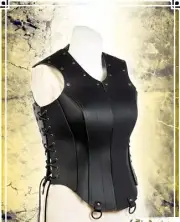 Leather Armor Cosplay for Women's Costume LARP SCA