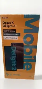 Optus X Delight 2 ZTE A53 Black 32GB 4G 6.52” 13 MP 2GB NEW Sealed Aus Stock