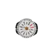 Quartz Movement Quartz Electronic Watch Three-Pin Dual Calendar Movement Watch