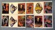 WCW NWO WWF Wrestling Lot of 12 Vending Stickers Lot w/ sleeves Sting Nash HHH