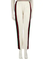 White Stripe Detail Jogging Trousers