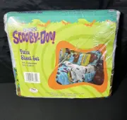 Vintage NEW 1998 Scooby Doo 3PC Twin Sheet Set Cartoon Network