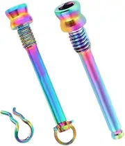 Brake Caliper Bolt Screws | Titanium Alloy Disc Brake Clamp Brake Pad Pin,Ultra-Light General Outdoor Riding Accessories for Bicycles, Road Bikes