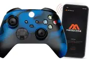 Blue Camo Xbox One Series S|X SMART Custom Rapid Fire Modded Controller FPS COD