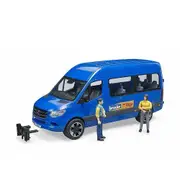 Bruder Licensed 1:16 Scale MB Sprinter Transfer Mini-Bus and 2 Figures Model Kids Toy