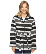 Smartwool Nokoni Striped Jacket Charcoal Heather Women's Coat EK 22