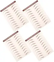 PENIKOKO Eyebrow Stickers Natural False Brows Waterproof Sweatproof Easy Application Stencil Set for Women