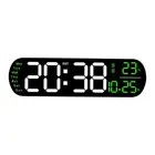 Digital Alarm Clock with Temperature Display, 12/24 Hour Remote Control,