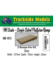 Trackside Models - HO Scale - Laser Cut "Single Sided Platform Ramp" - SM1073