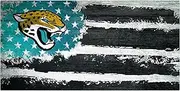 NFL Jacksonville Jaguars Unisex Jacksonville Jaguars Flag Sign, Team Color, 6 x 12