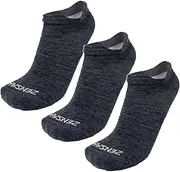 [Zensah] Alpaca Wool Running Socks - Cozy No Show Alpaca Socks, USA Made for Men and Women