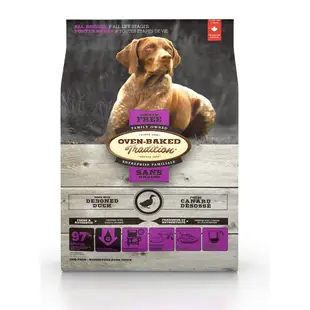 加拿大OVEN-BAKED烘焙客-全齡犬無穀鷹嘴豆鴨-原顆粒 2.27kg(5lb)(購買第二件贈送寵物零食x1包)