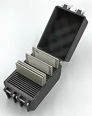 Rugged Protective Carrying Case for 3.5" Floppy Disks - Holds 25 Disks