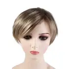 Side Part Men Blond Wig Fashion Synthetic Wig Party Short Straight Wig Male