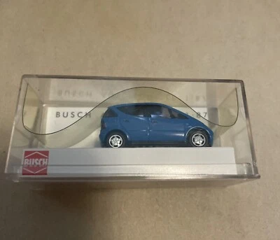 Busch 48600 Mercedes Benz A Class Blue. 1:87 Scale HO. Made In Germany. 2001