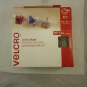 Hook and Loop Sticky Back Fastener 15 feet x 3/4 inch White NEW.