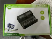 EBL 8 Bay LCD Display Universal Battery Charger USB For Ni-MH AA AAA C D Battery