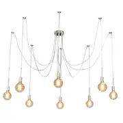 Spider 8Lights Pendant Mooney Nickel | Marden Designer