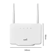 4G LTE CPE Router Modem 300Mbps Wifi Router Wireless External Antenna with Sim C