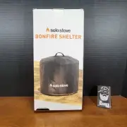 Solo Stove Black Bonfire Shelter. Box Is Slightly Damaged But Cover Is New.