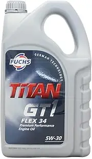 Fuchs Lubricants Titan GT1 Flex 34 SAE 5W30 Engine Oil 7 Liter