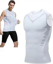 [SHEKINI] 2024 Men's Compression Elastic Tank Top Sleeveless Body Shaper