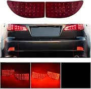 TDTAPN Tail Lights Tail Light Rear Lamp Compatibel for Lexus IS 2006-2019/RX 2018-2021 LED Rear Bumper Light Taillight(D)