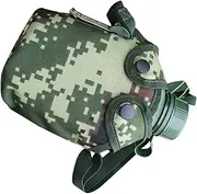 COOLHIYA Collapsible Camping Kettle 1l Aluminum Alloy Water Bottle Snap Closure for Outdoor