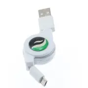 Retractable USB Cable MicroUSB Charger Power Cord Sync Wire Fast for Smartphones