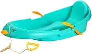 Ronyme Kids Snow Sled with Brake Handles for Winter Fun 28.3inch Long with Pull Rope